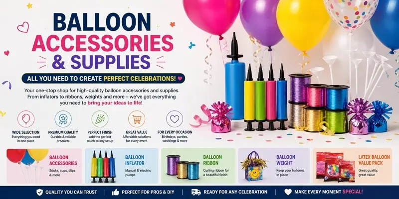 balloon accessories supplies